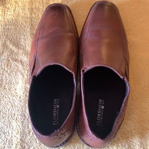 FLORSHEIM amen Castellano MOC Toe Slip on shoes size:12 Brown, Men’s